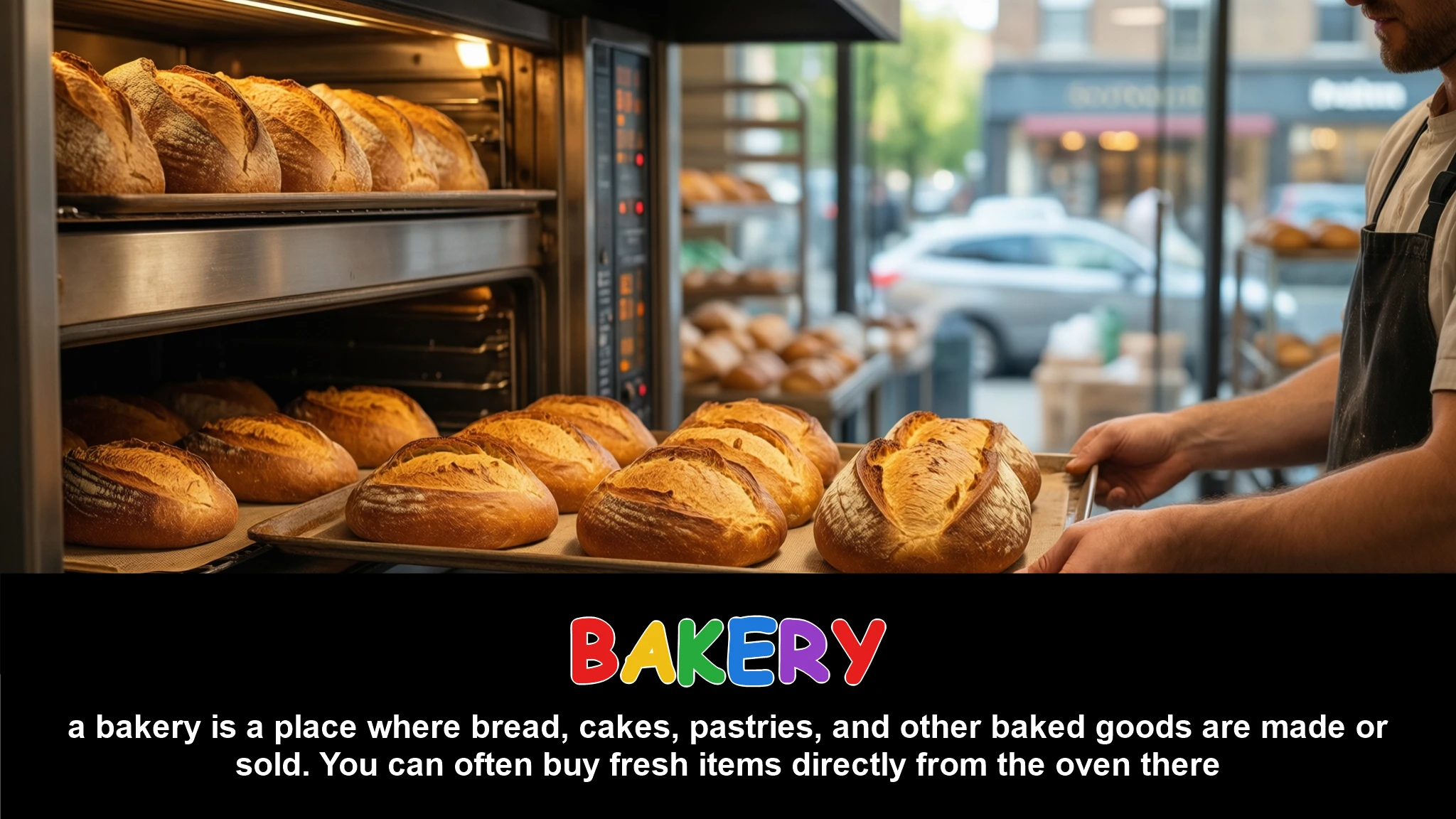 English Illustration for bakery